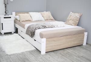 LAPIS ágy + matrac + ágyrács AJÁNDÉK, 180x200, sonoma
