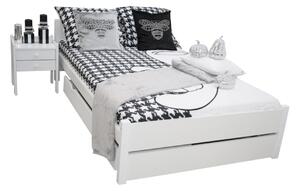 POLA ágy + ágyrács AJÁNDÉK, 90x200, fehér