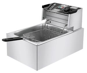 6 literes elektromos fritőz,olajsütő - 2500W