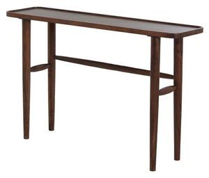 Barna akácfa konzolasztal 30x120 cm Qiano – Light & Living
