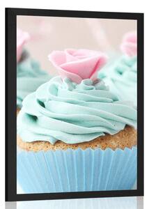 Poszter színes édes cupcakes