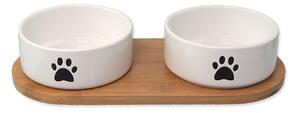 Kerámia tálka szett álvánnyal kutyáknak ø 13 cm Dog Fantasy – Plaček Pet Products