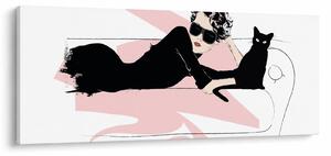 Kép - Fashion lady (120x50 cm)