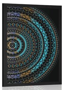 Poszter Mandala nap mintával