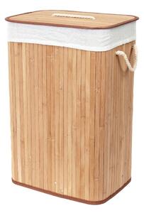 Natúr színű bambusz szennyeskosár 78 l Bamboo – Compactor