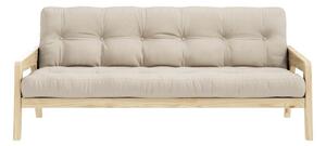 Grab bézs kinyitható kanapé 204 cm - Karup Design