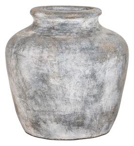 Antik világosszürke dekorációs váza Laide