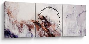 Kép - Lila márvány N⁰1 (órával) (90x30 cm)