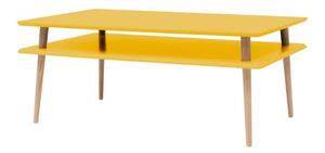 KORO HIGH dohányzóasztal W110 x D70cm sárga