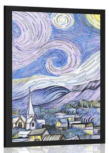 Poszter reprodukció Starry Night - Vincent van Gogh
