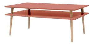 KORO HIGH dohányzóasztal W110 x D70cm rózsaszín