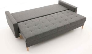 NILSA III kihúzható kanapé - szürke