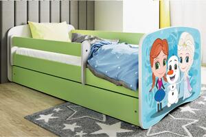 Kocot Kids Babydreams Ifjúsági ágy ágyneműtartóval - Jégvarázs - Többféle méretben és színben