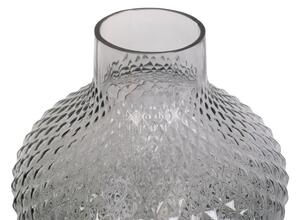 Time for home Szürke üveg váza Bellona 25 cm L