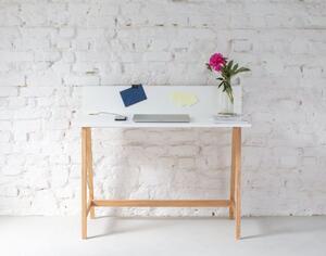 LUKA Ashwood íróasztal 85x50cm rózsaszín