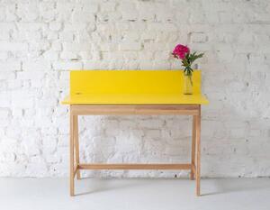 LUKA Ashwood íróasztal 110x50cm fiókkal rózsaszín