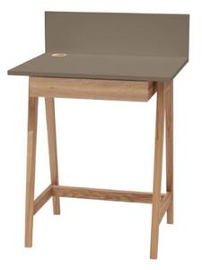 LUKA Ashwood íróasztal 65x50cm fiókkal / barna