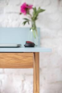 LUKA Ashwood íróasztal 65x50cm fiókkal / barna
