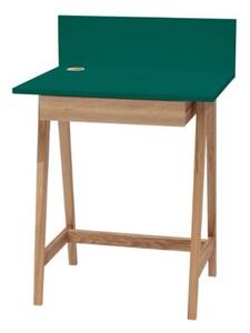 LUKA Ashwood íróasztal 65x50cm fiókkal / zöld