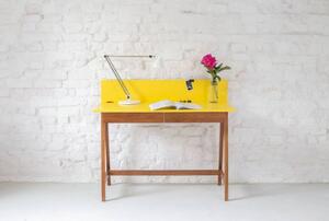 LUKA Íróasztal 110x50cm fiókkal Tölgy sárga
