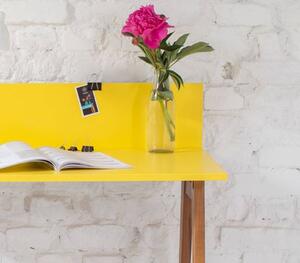 LUKA Íróasztal 65x50cm tölgyfa sárga