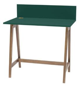 LUKA Íróasztal 85x50cm Tölgy zöld