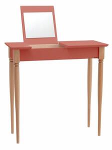 MAMO Fésülködőasztal tükörrel 65x35cm rózsaszín