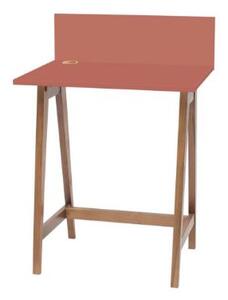 LUKA Íróasztal 65x50cm Tölgy rózsaszín