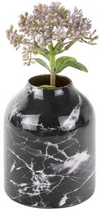 Time for home Fekete márvány fém váza Melias XS 10 cm