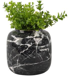 Time for home Fekete márvány fém váza Melias XL 20 cm