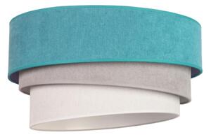 Duolla Mennyezeti lámpa TRIO 1xE27/15W/230V á. 45 cm türkiz/szürke/fehér DU84144