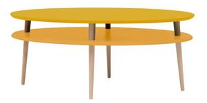 OVO HIGH dohányzóasztal B 110 x T 70cm - sárga