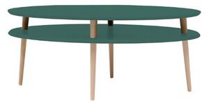 OVO HIGH dohányzóasztal W 110 x D 70cm - zöld