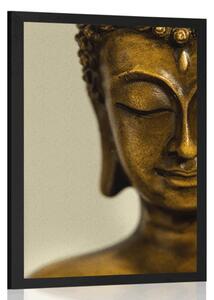 Poszter Buddha bronz feje