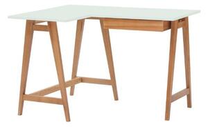 LUKA Corner Desk W115cm x D85cm menta Tölgy bal oldali oldal