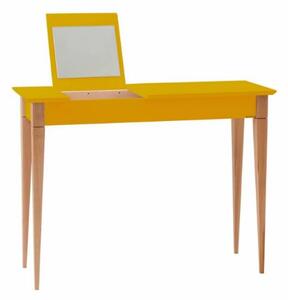 MIMO Fésülködőasztal tükörrel 105x35cm sárga