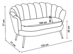 AMORINITO XL kanapé - szürke