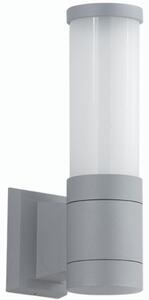 Viokef Cavo kültéri fali lámpa, 24 cm, szürke-fehér, 1xE27 foglalattal
