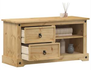 Corona tömör fenyőfa TV-szekrény 100 x 40 x 52 cm