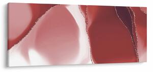 Kép - Piros absztrakt virág N⁰3 (120x50 cm)