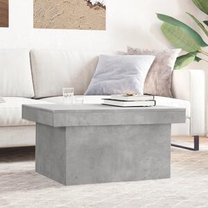 Betonszürke szerelt fa dohányzóasztal 100 x 55 x 40 cm