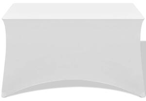 VidaXL Sztreccs asztal védőhuzat 2 db 120x60,5x74 cm fehér