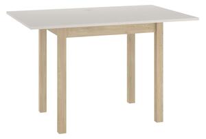Kihúzható étkezőasztal FLIP 80(160)X80 cm, kasmír/Cremona Torro tölgy