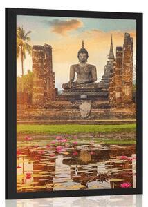 Poszter Buddha szobor a Sukhothai parkban