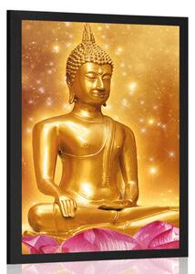 Poszter arany Buddha
