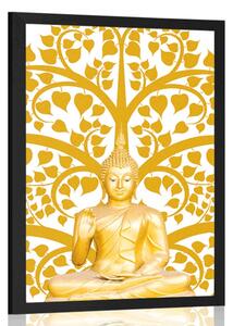 Poszter Buddha az élet fájával