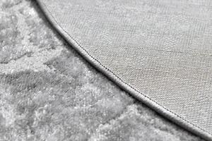 Modern MEFE szőnyeg Kör 6185 Fa Faipari - Structural két szintű gyapjú szürke