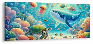 Kép - A világ a víz alatt (120x50 cm)