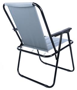Összecsukható kerti szék Light Grey