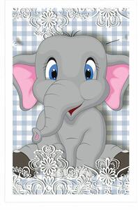Poszter kis elefánt